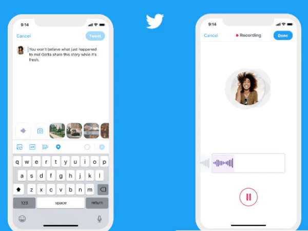 Latest Twitter Updates: Twitter voice feature