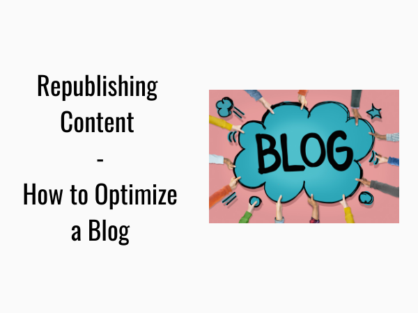 how to optimize a blog