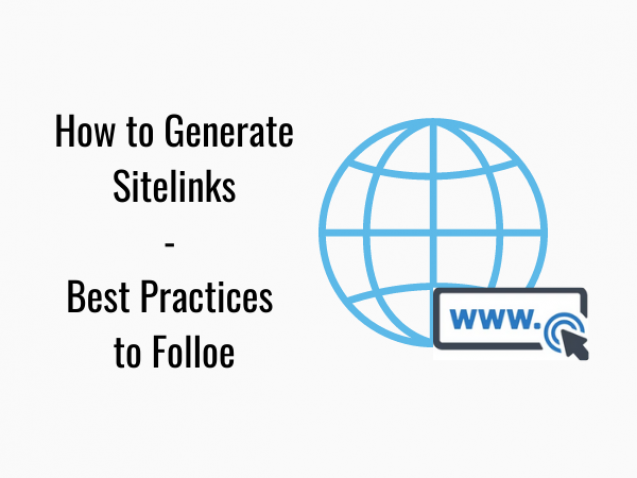 how to generate sitelinks