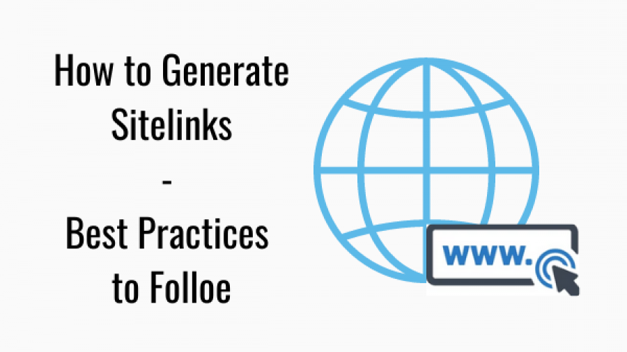 how to generate sitelinks